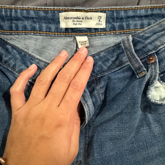 A+F curve love jeans dark wash - Picture 2 of 3